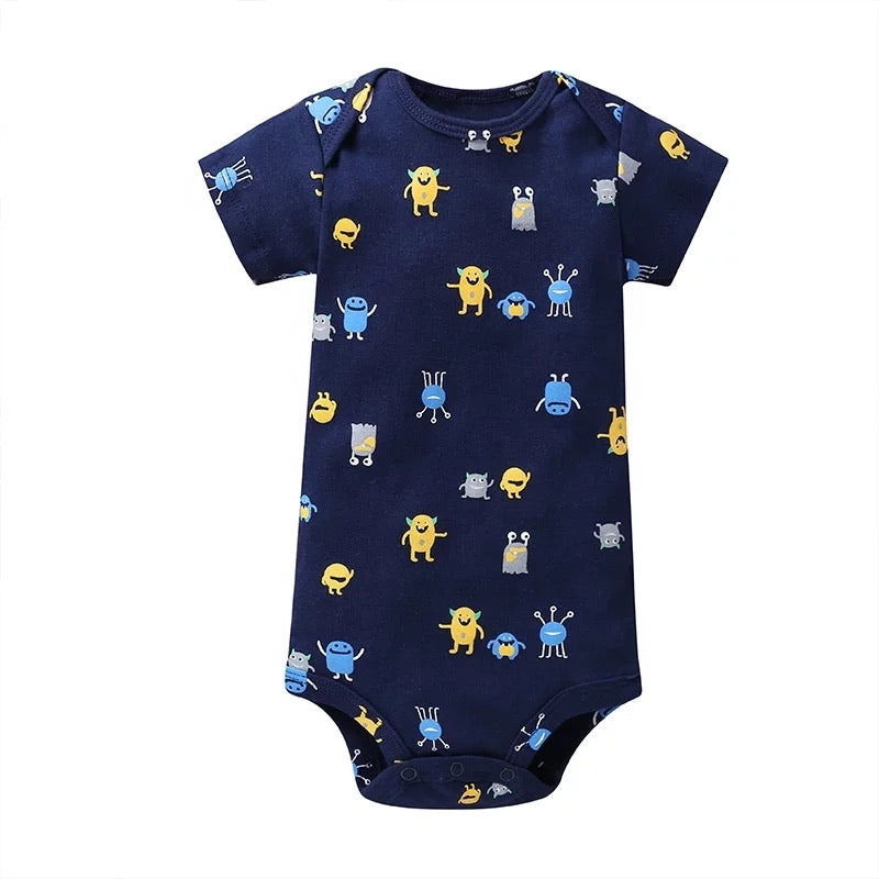 5-Piece Lil Monster Baby Bodysuits