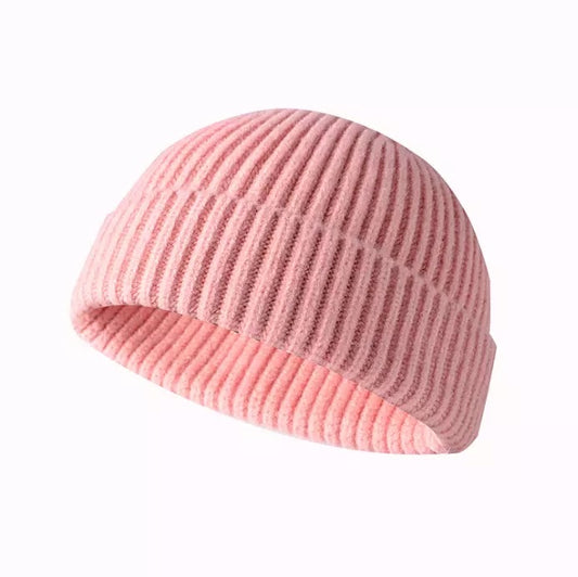 Knit Beanie in PINK