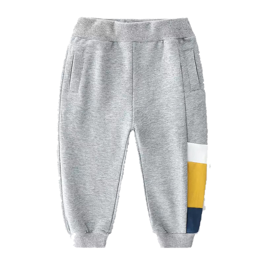 Cotton Joggers in Gray