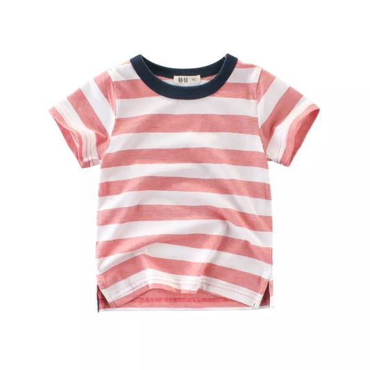 Striped Tee in RED