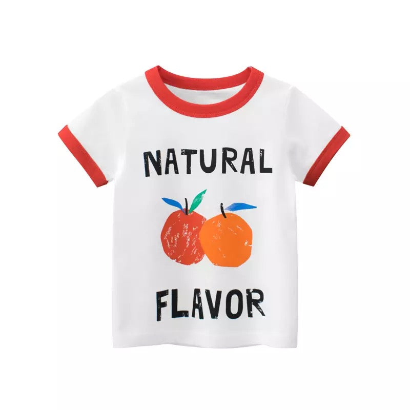 ‘Natural Flavor’ Tee in WHITE