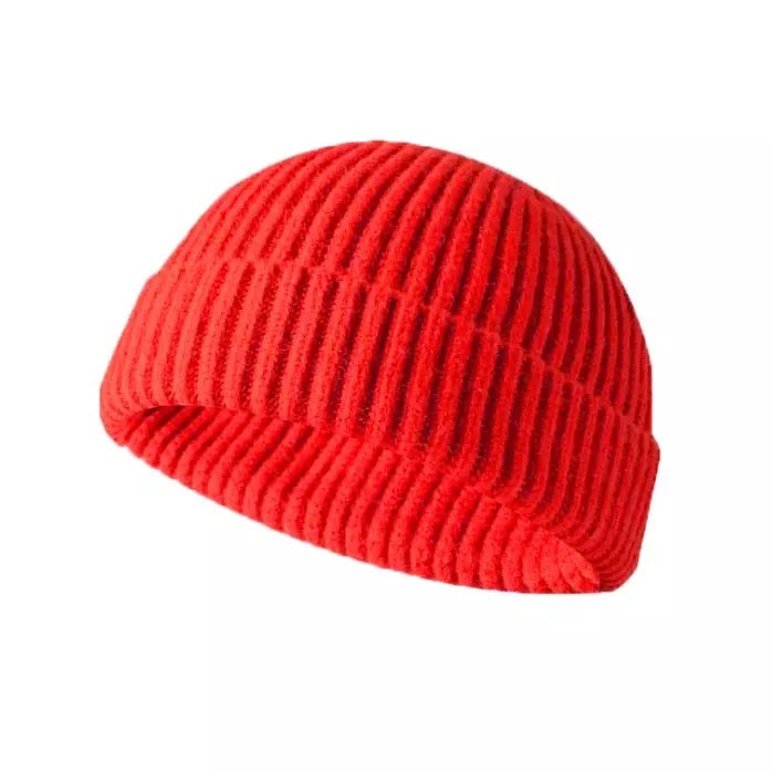 Knit Beanie in RED